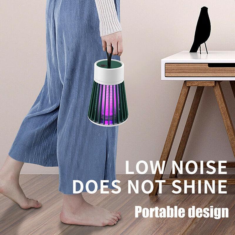 Electric Mosquito Killer Lamp Insect Catcher Fly Bug Zapper Trap Led Uv Mozzie - Green (Recharge)