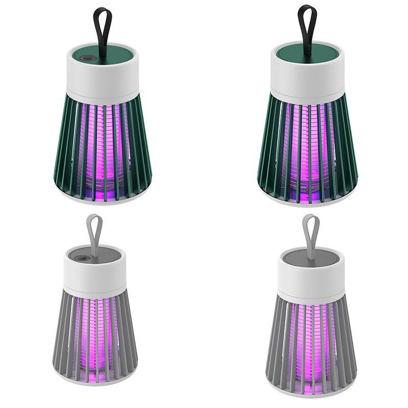 Electric Mosquito Killer Lamp Insect Catcher Fly Bug Zapper Trap Led Uv Mozzie - Grey (Recharge)