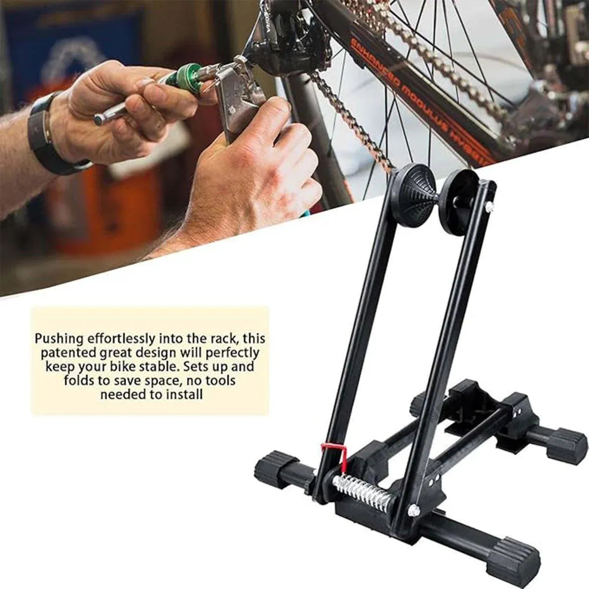 Foldable Bicycle Parking Stand