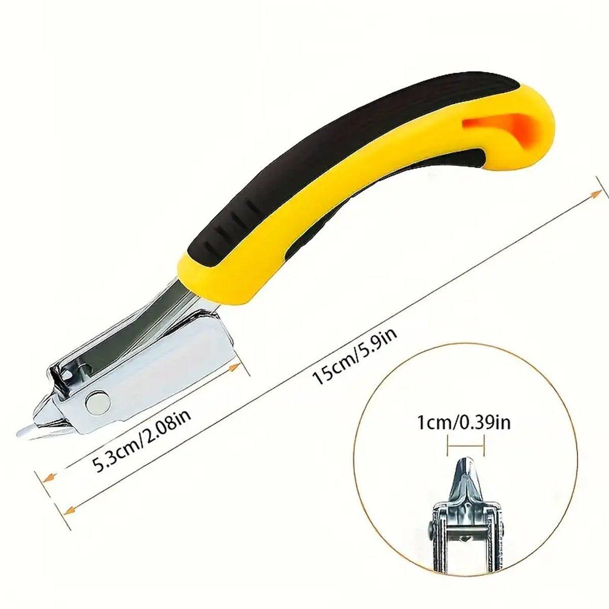 Easy Nail Puller Ergonomic Design for Quick Nail Removal Efficient Hand Tool - Yellow