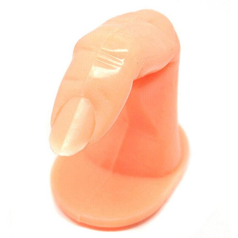 5PCS Model Fake Display Hand Nail Art Practice Finger For Training Manicure