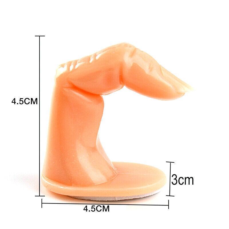 5PCS Model Fake Display Hand Nail Art Practice Finger For Training Manicure
