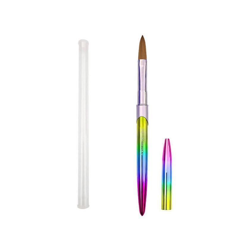 Kolinsky Acrylic Nail Art Brush Manicure Powder Professional Tools Size 2-18 - 14#