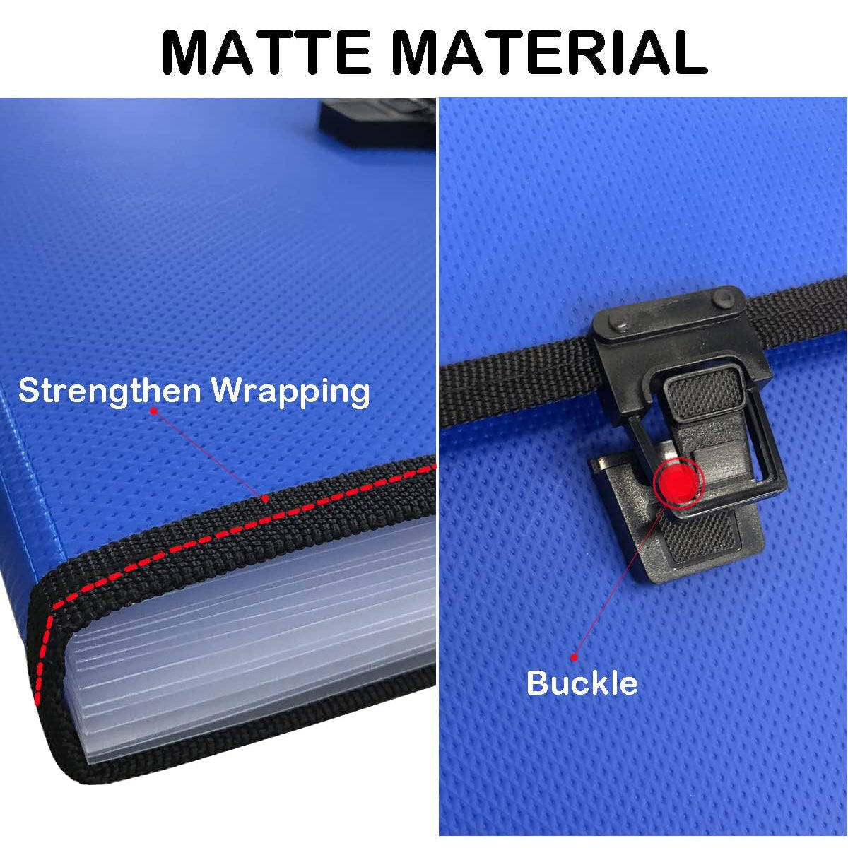 Expanding File A4 13 Pocket Document Organiser Paper Storage Wallet Folder