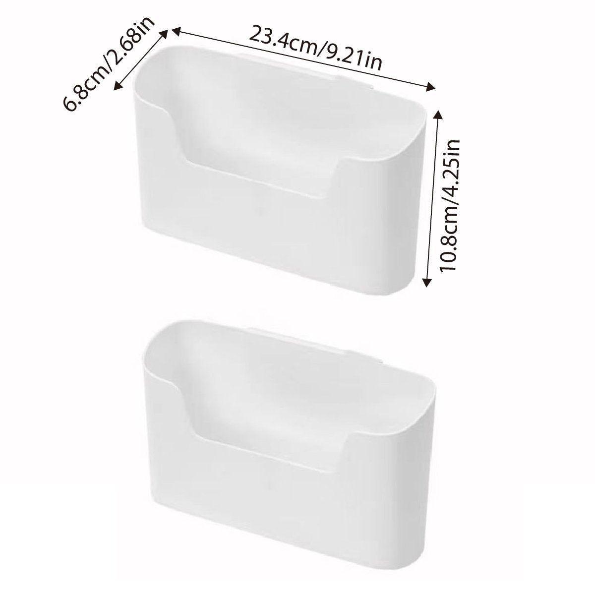 2PCS Wall Mounted Storage Rack Kitchen Bathroom Cabinet Door Sundries Holder