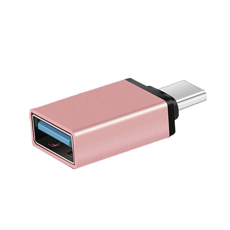USB Type-C to USB 3.0 Adapter OTG Converter for Phone Tablet Laptop - Silver