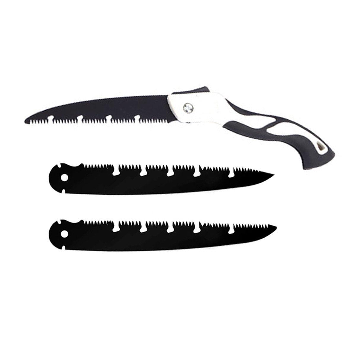 Folding Outdoor Hand Saw Portable Quick Cutting Pruning Garden Tree Logging Tool - 250mm