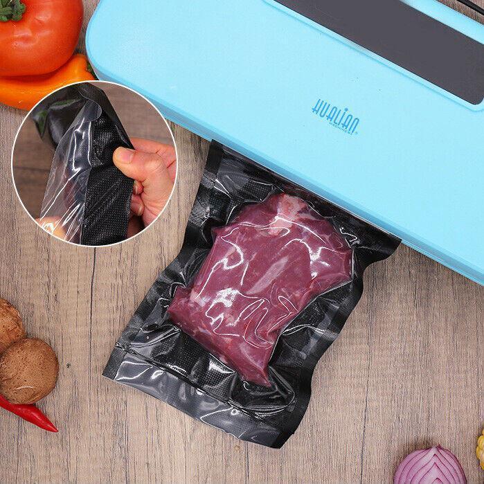 Black Vacuum Food Sealer Seal Bags Rolls Saver Storage Commercial 20/28Cm*5M - 20cm* 5m* 1 Roll