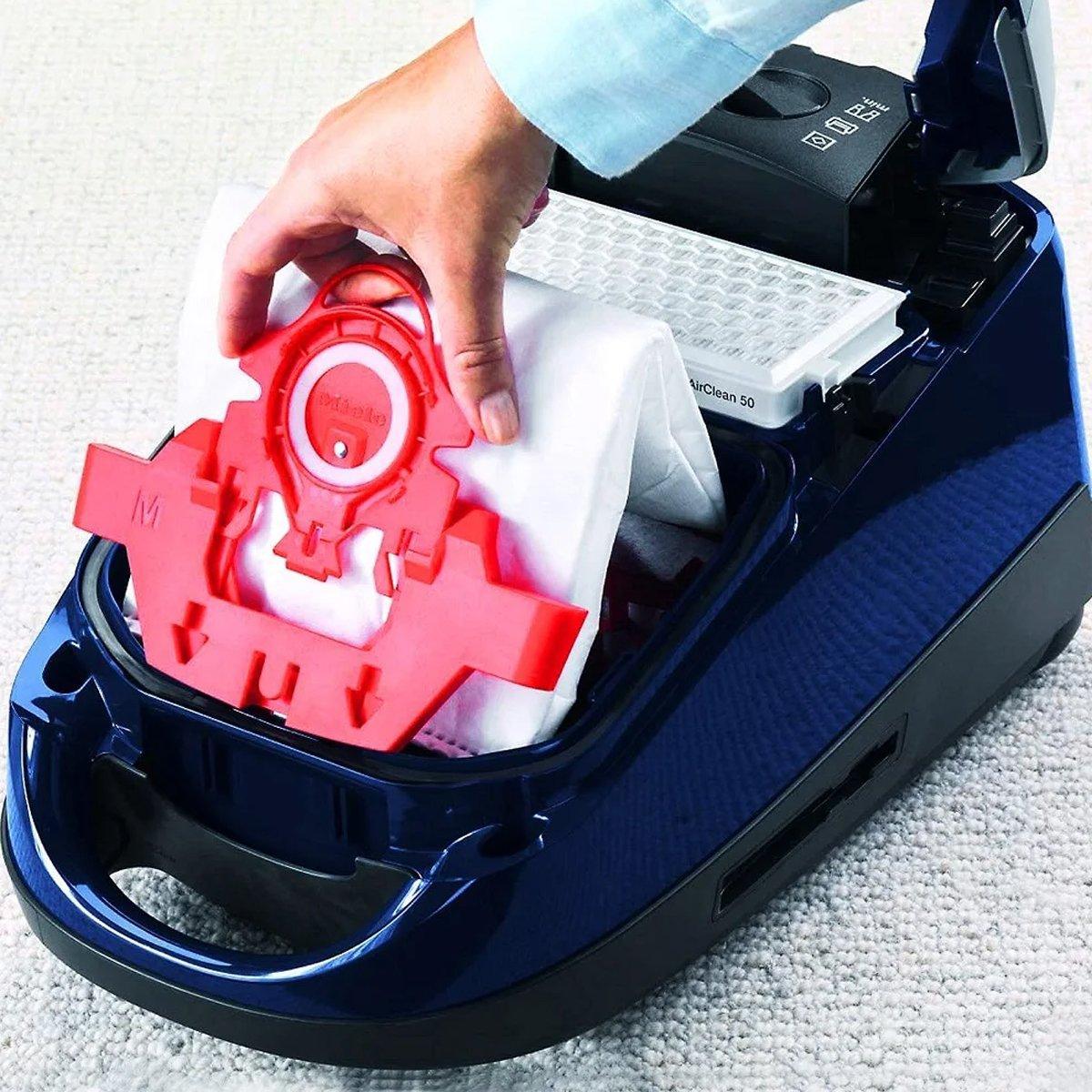 12x Vacuum Cleaner Bags for Miele 3D GN Complete C2 C3 S2 S5 S8 S5211 Models - Blue