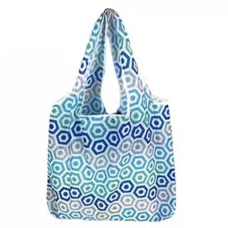 Reusable Foldable Light Waterproof Shopping Bags Carry bag Grocery Big - B-04