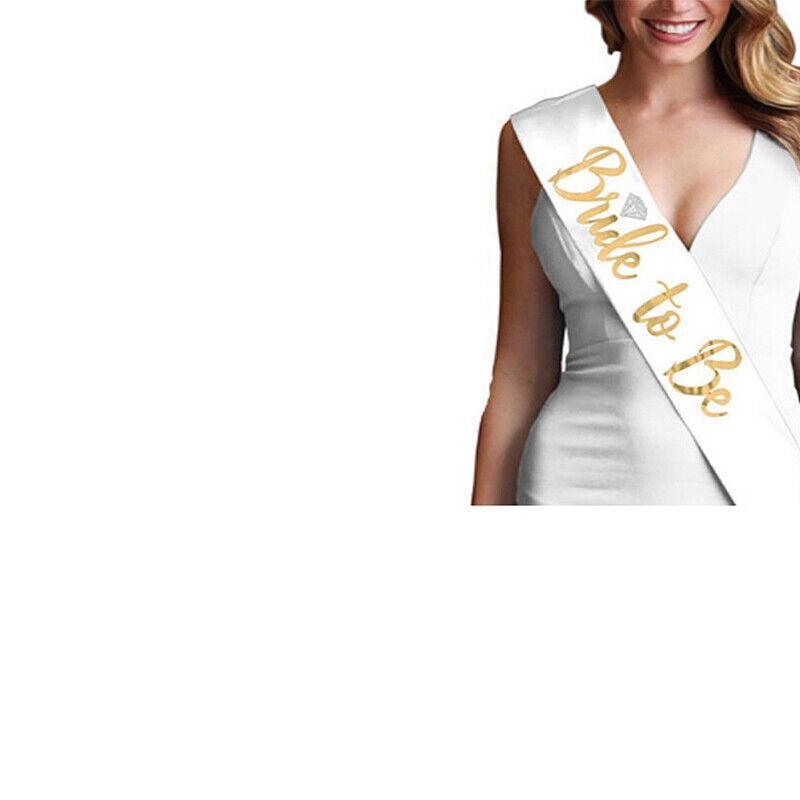 Bride To Be Hen Veil Sash Tiara Hens Night Bridal Shower Kitchen Tea Accessories - Package 2