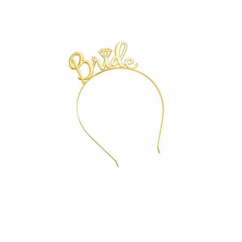 Bride To Be Hen Veil Sash Tiara Hens Night Bridal Shower Kitchen Tea Accessories - Package 5