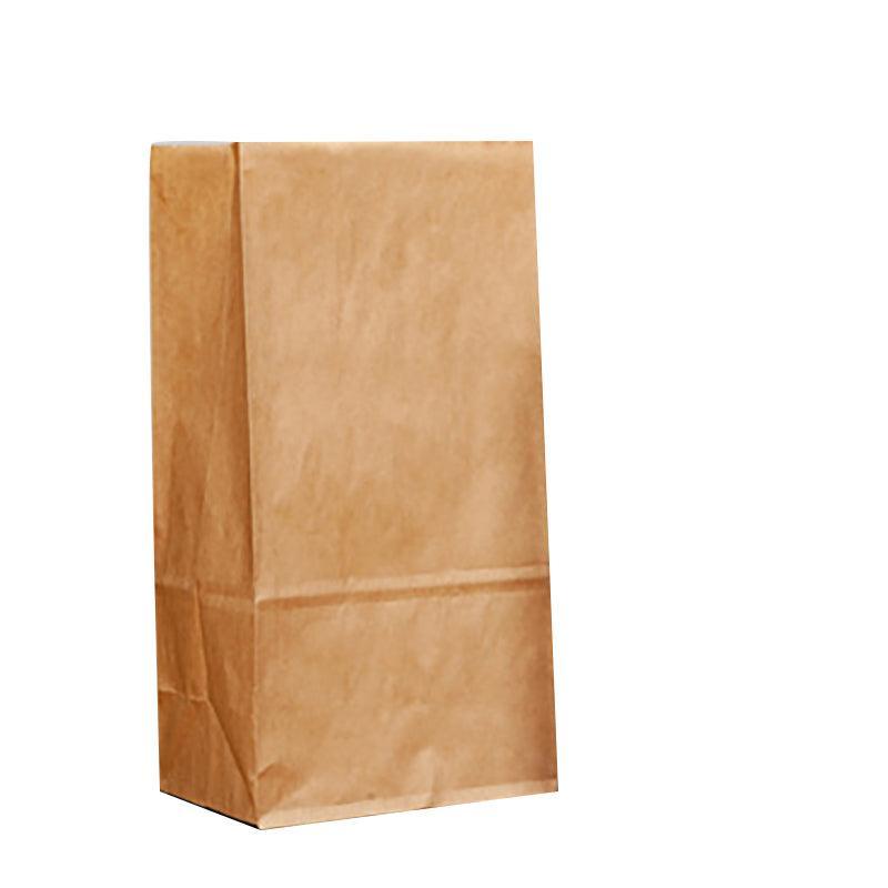 Brown Kraft Paper Bags Take Away Food Lolly Grocery Buffet Craft Gift Market Bag - 12X 7 X 21.5CM