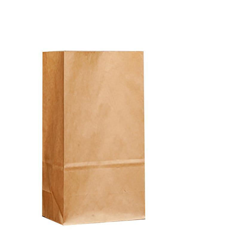 Brown Kraft Paper Bags Take Away Food Lolly Grocery Buffet Craft Gift Market Bag - 9 X 5.5 X 17CM