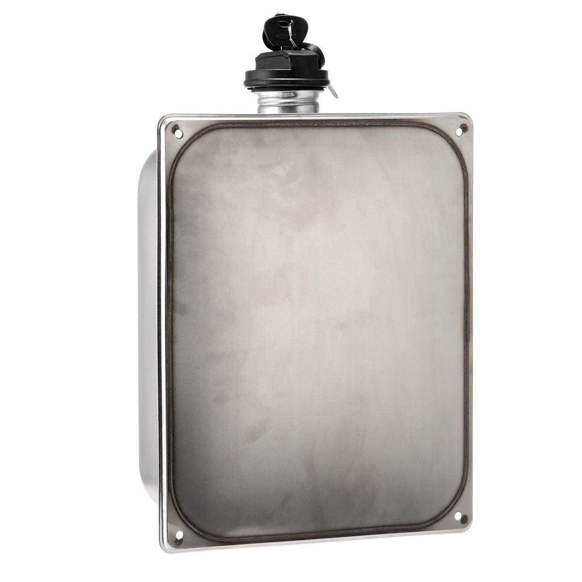 7L Air Diesel Heater Fuel Tank Oil With Lock Stainless Steel For Car Truck