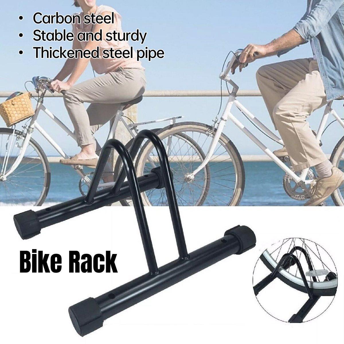 Parking Floor Bike Rack Bicycle Storage Steel Holder Portable Cycling Bike Stand