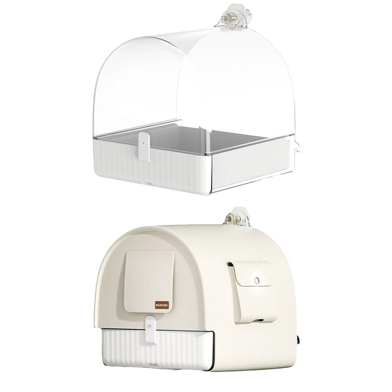 3in1 Parrot Bath Basin Bird Bathtub Cage or Accessory Pet Bird Feeder Water Bowl - Bathroom