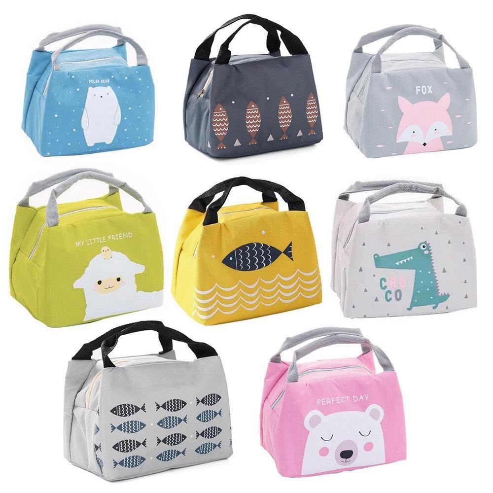 Portable Insulated Thermal Lunch Box Carry Tote Picnic Case Storage Bag 21x17x15cm - C06 (21x17x15cm)