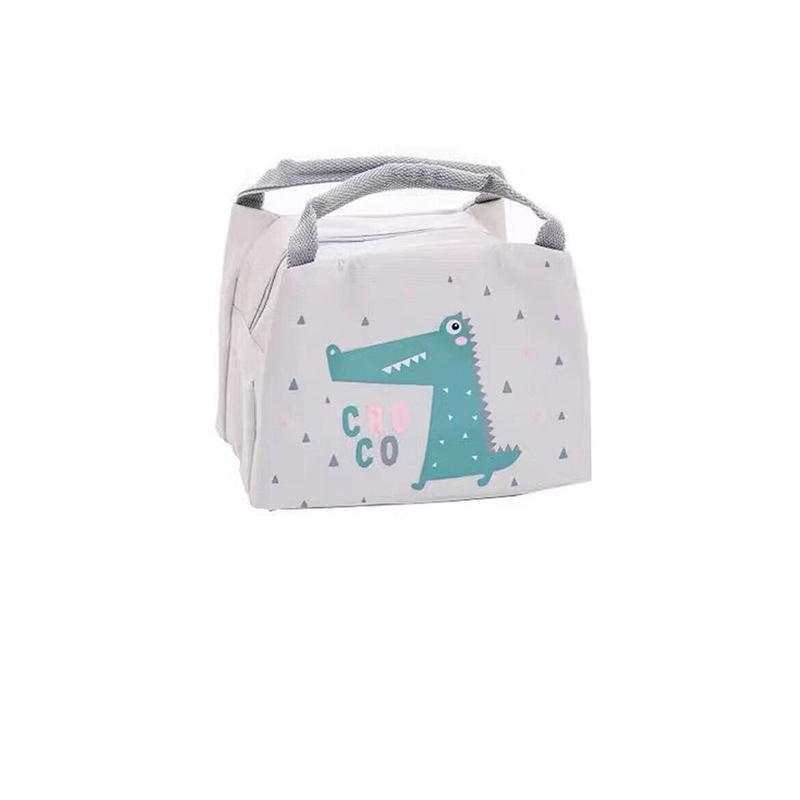 Portable Insulated Thermal Lunch Box Carry Tote Picnic Case Storage Bag 21x17x15cm - C06 (21x17x15cm)