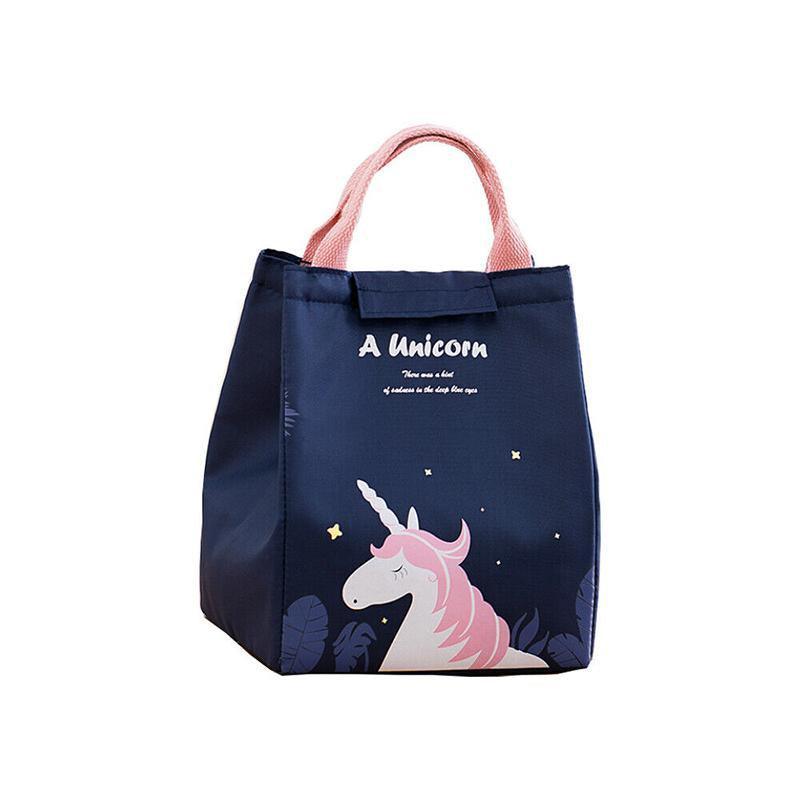 Portable Insulated Thermal Lunch Box Carry Tote Picnic Case Storage Bag 18x24x15cm - E08 (18x24x15cm)