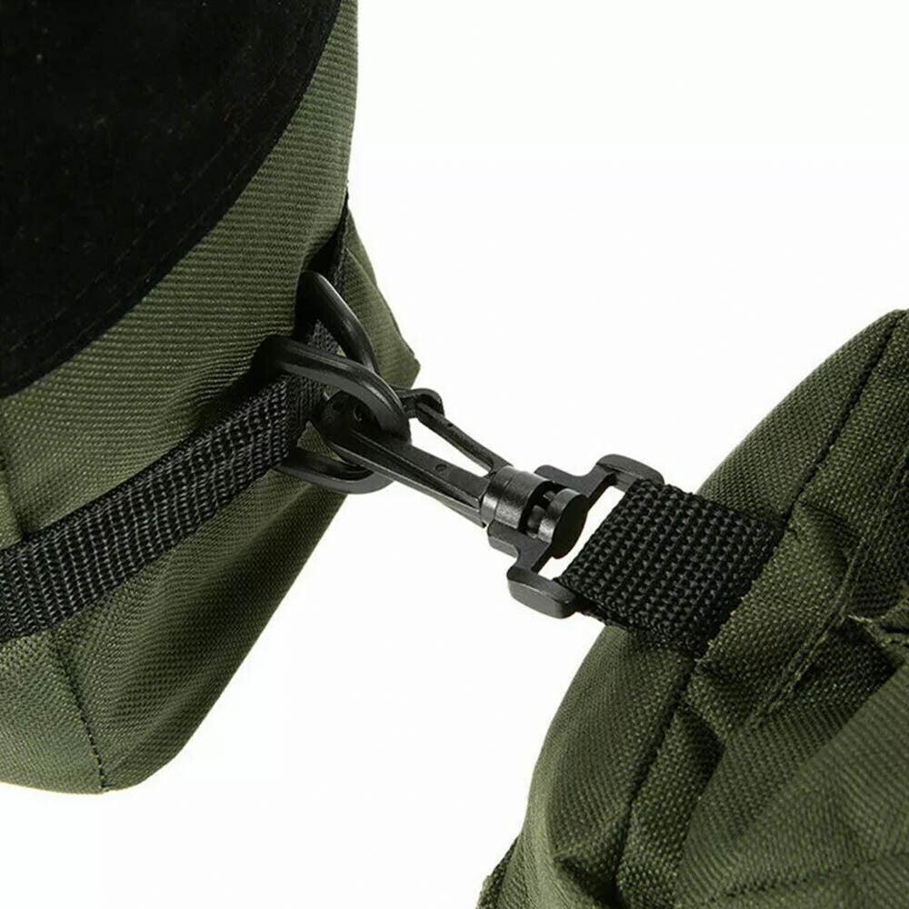 Target Hunting Shooting Range Sand Bag Set Rifle Gun Rest Stand Pack Tactical - Black