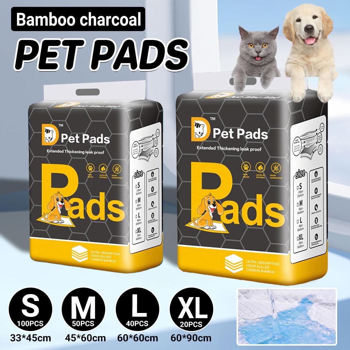 Bamboo Charcoal Deodorant Pet Pads Wholesale for Dogs Cats Fragrant - XL-20PCS 60*90cm