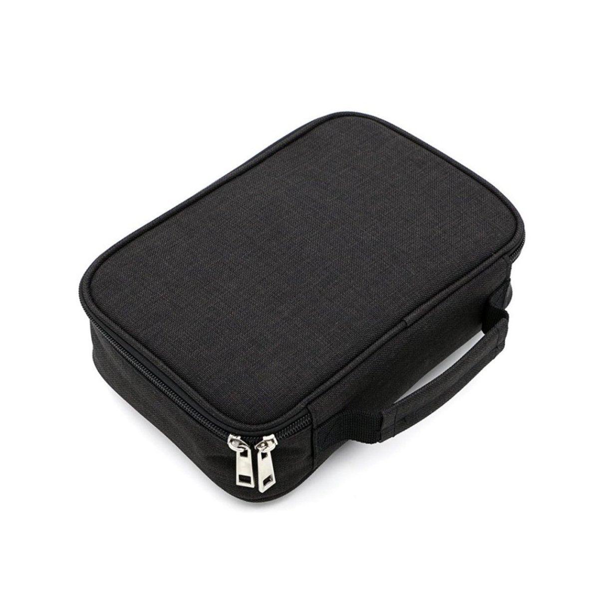 Large Capacity Waterproof Pen Pouch Pencil Case Student Stationery Storage Bag - Grey