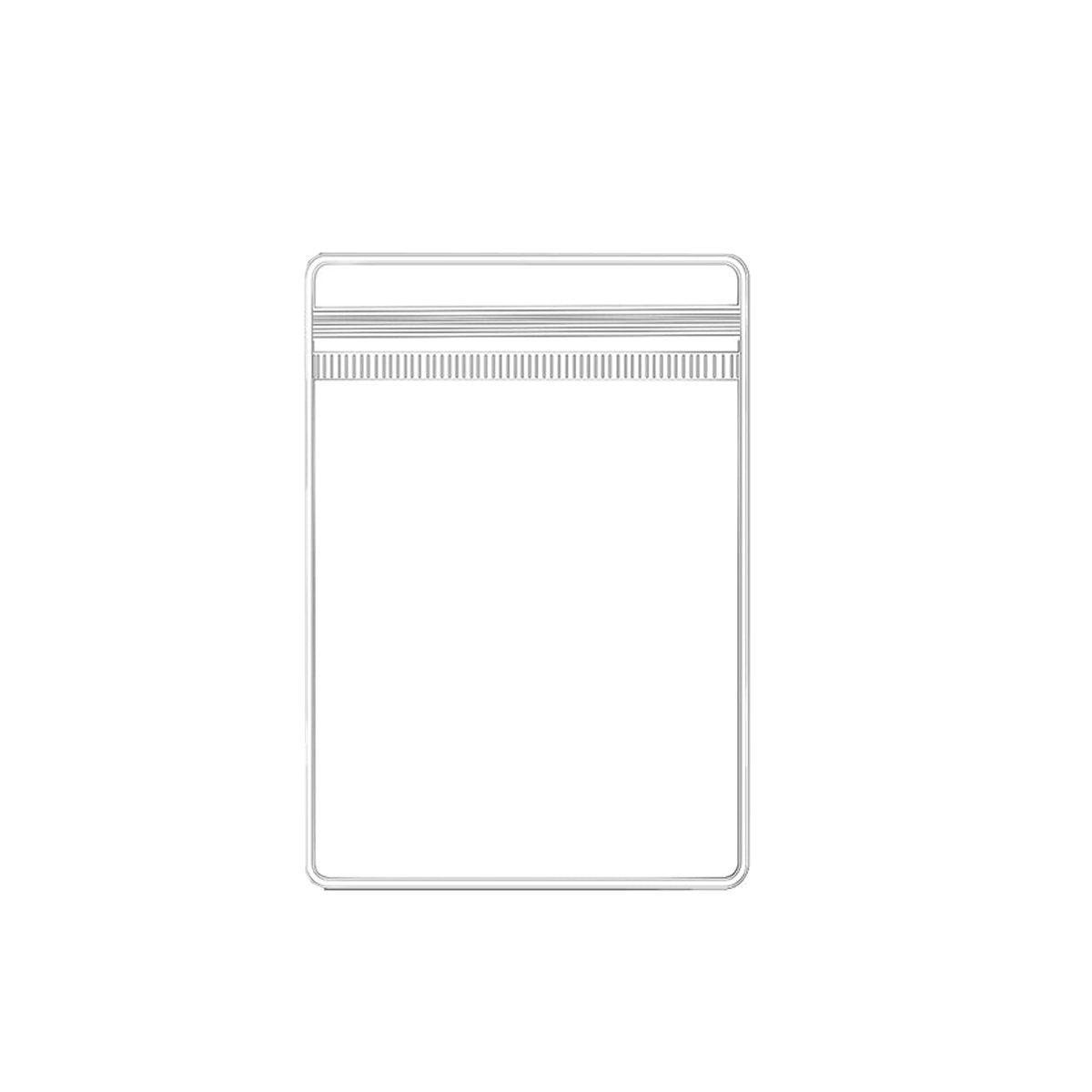 100pcs PVC Self-Sealing Jewelry Bags Anti-Oxidation Storage Dustproof Bags - 10*15cm