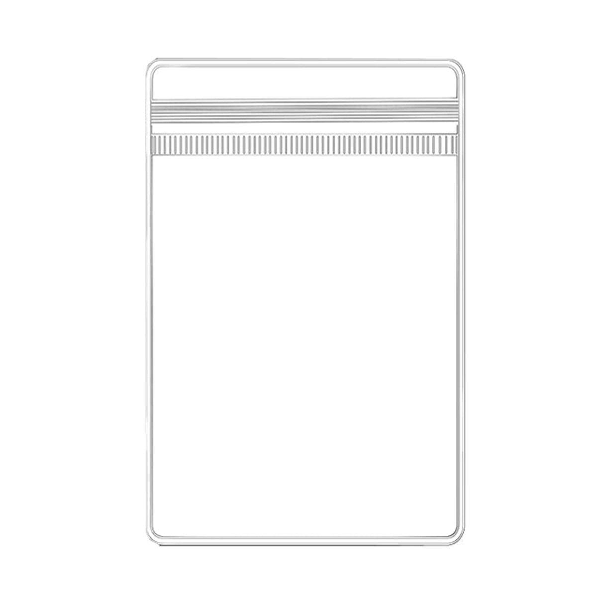 100pcs PVC Self-Sealing Jewelry Bags Anti-Oxidation Storage Dustproof Bags - 10*15cm