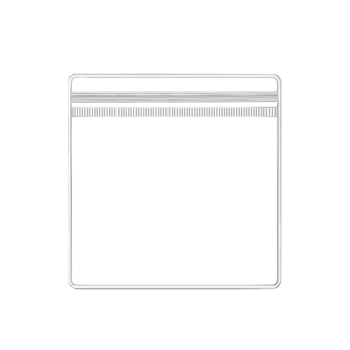 100pcs PVC Self-Sealing Jewelry Bags Anti-Oxidation Storage Dustproof Bags - 11*11cm