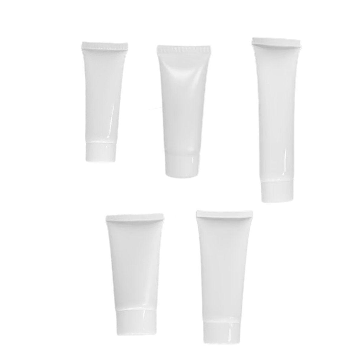 10x Soft Cosmetic Tubes for Face Wash Hand Cream Lotion Packaging Containers - 30ml