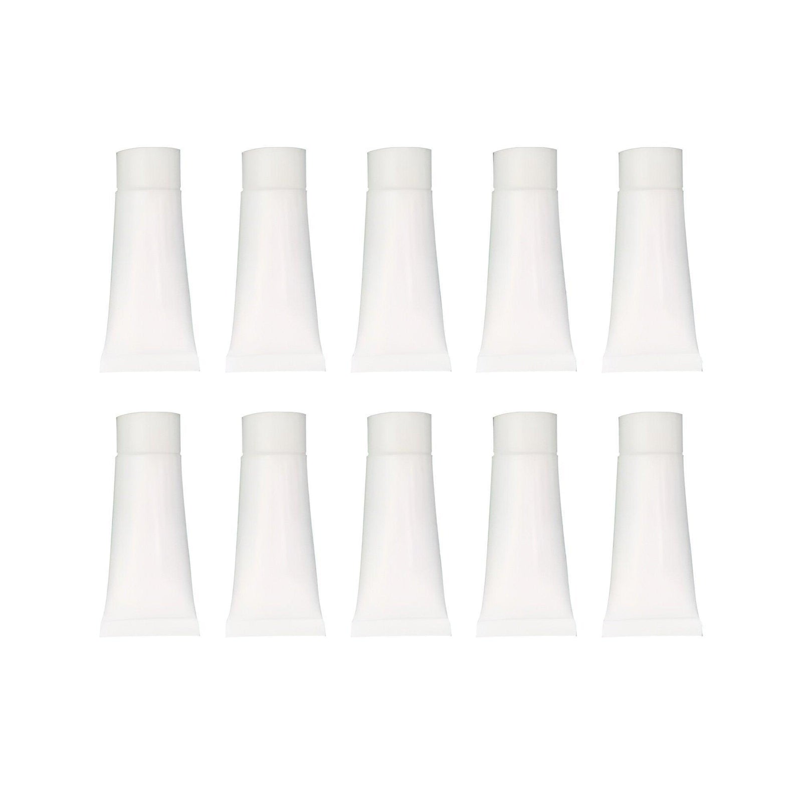 10x Soft Cosmetic Tubes for Face Wash Hand Cream Lotion Packaging Containers - 30ml