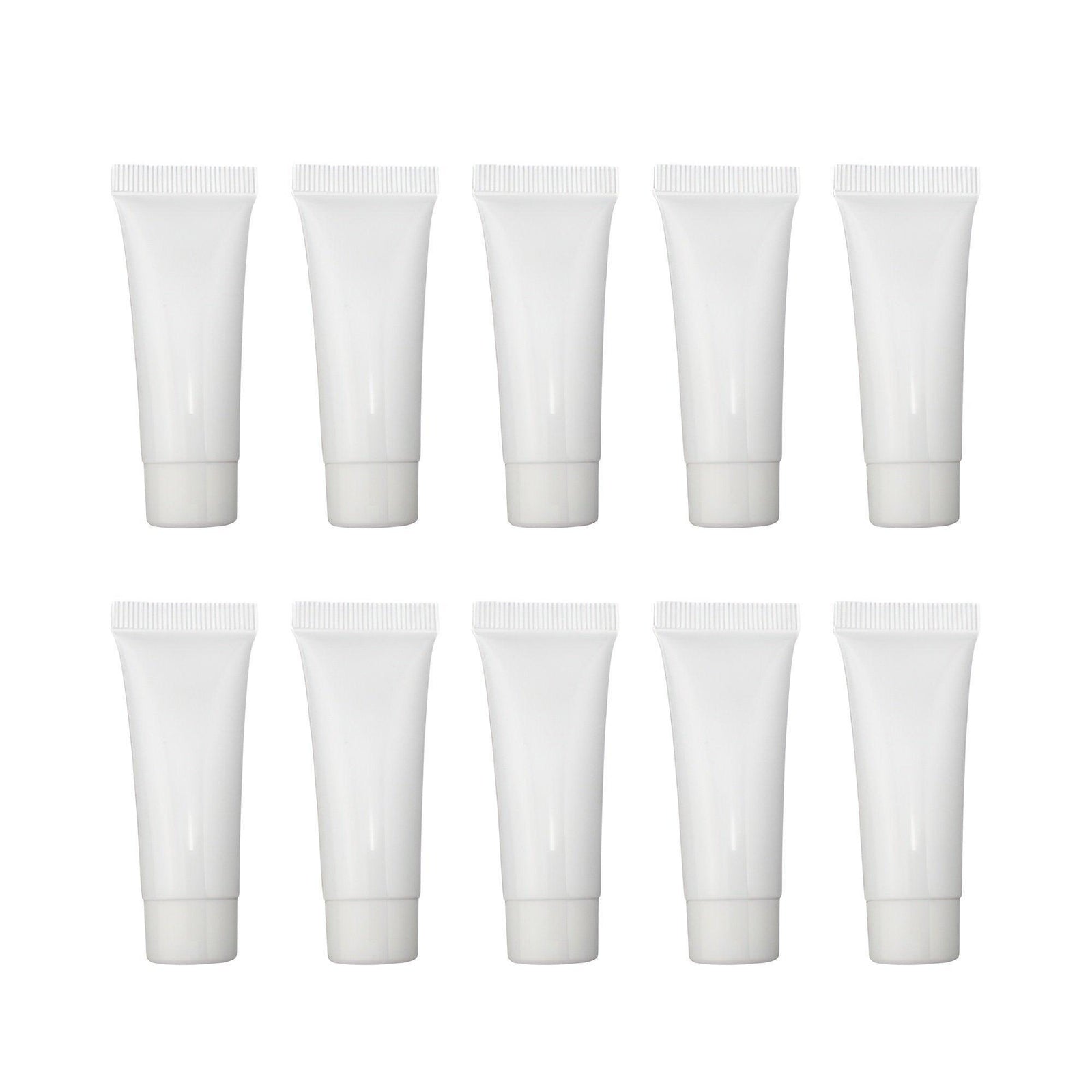 10x Soft Cosmetic Tubes for Face Wash Hand Cream Lotion Packaging Containers - 40ml