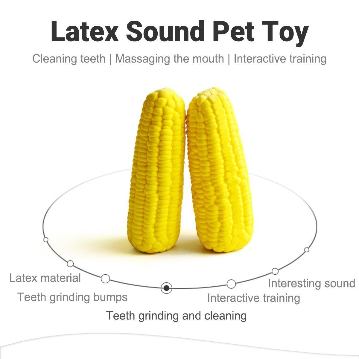 Grinding Teething Pet Toy Corn-Shaped Dog Chewing Toy Pet