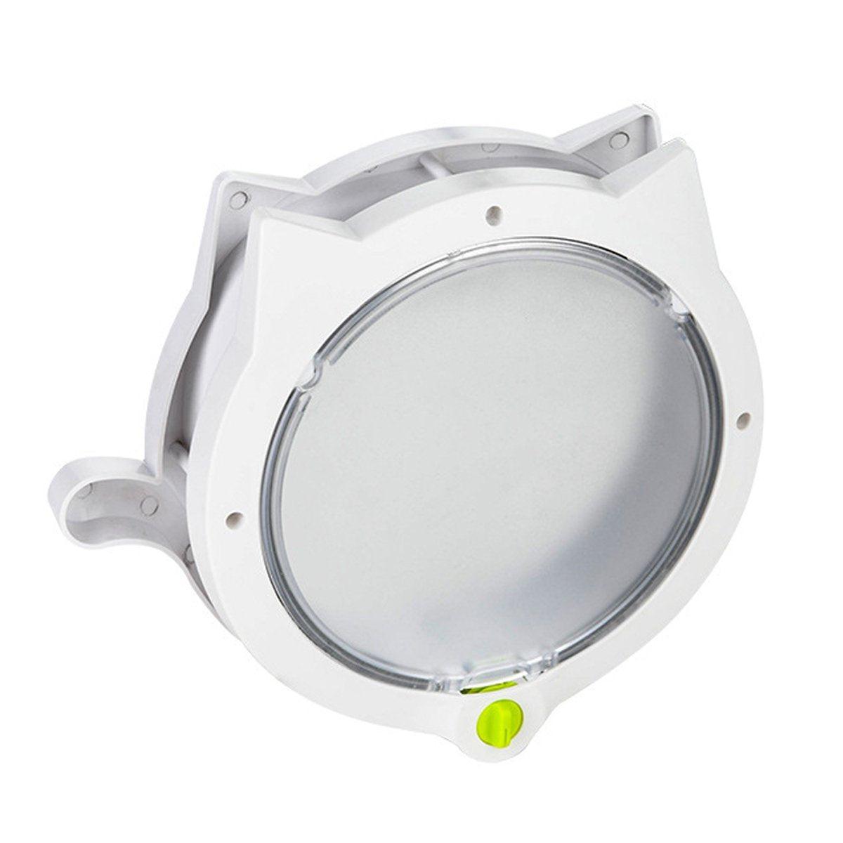 Cat Ear Pet Door for Cats and Dogs Easy In and Out Access Durable Pet Supplies - White