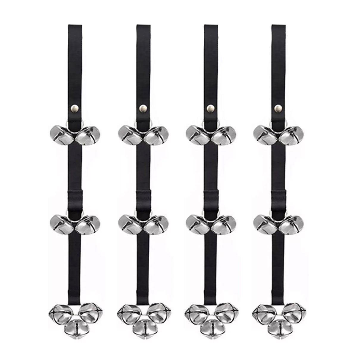 4PCS Pet Training Doorbell Rope Cat Teaser Toy Bell Interactive Play Rope Bell