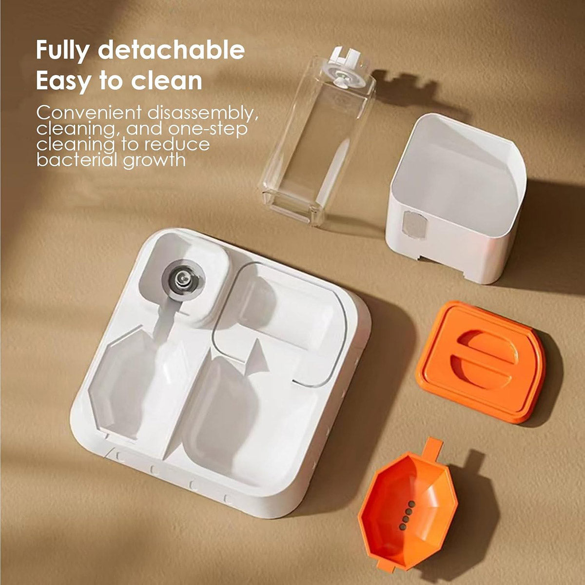 Pet Water Dispenser Automatic Feeder Bowl Cat Dog Drinking Fountain Food Feeding - Blue