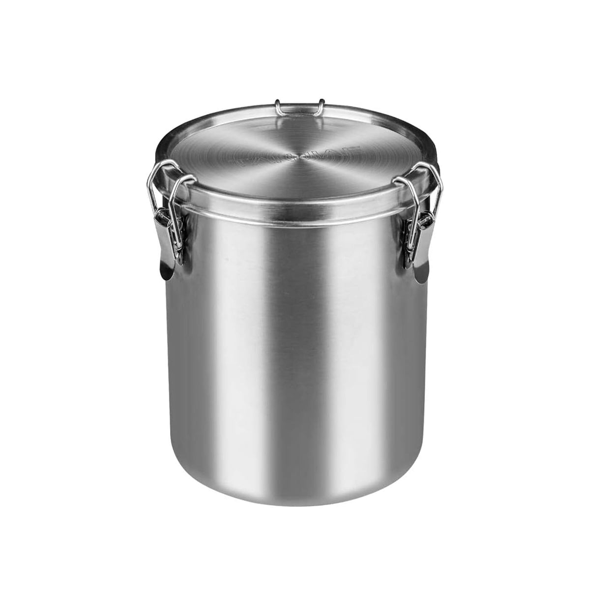 Stainless Steel Pet Food Storage Bucket Dog Cat Grain Container Bin Kitchen - 1600ml