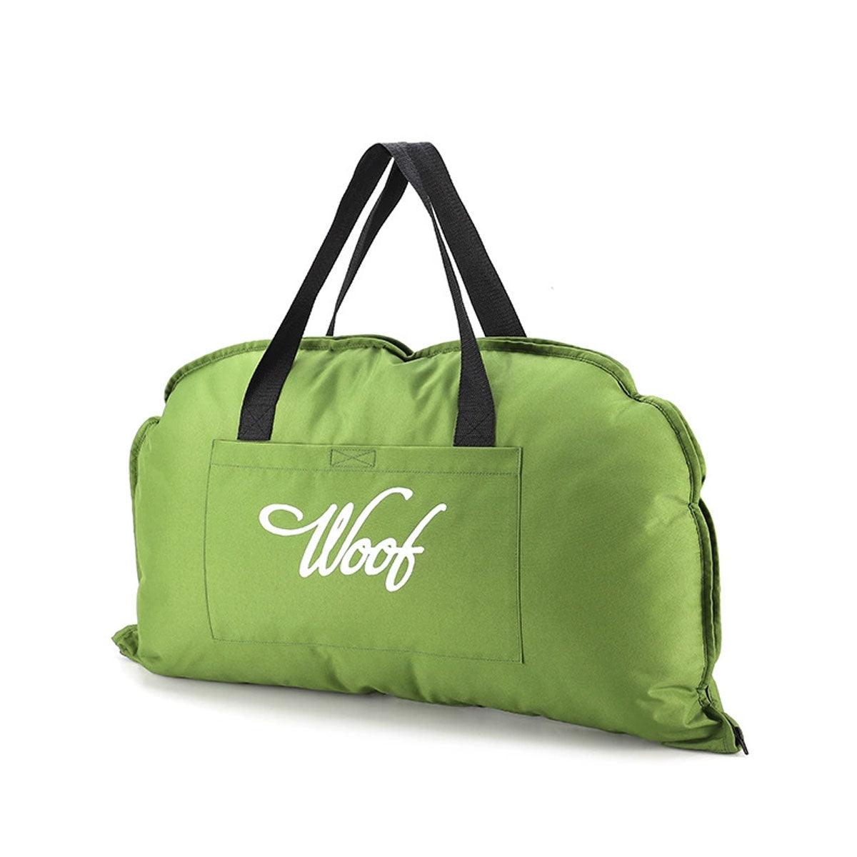 Portable Folding Pet Kennel Zippered Outdoor Dog Bed Travel Mat Waterproof - Green