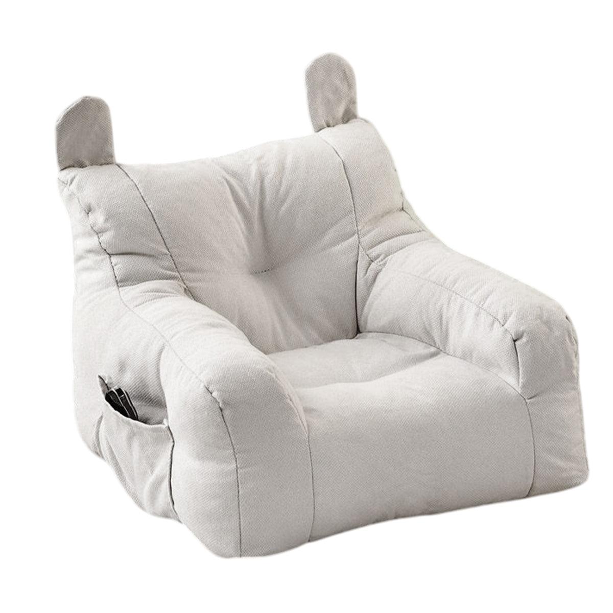 Small Sofa Chair Couch for Living Room Family Pet Furniture Comfortable Seat - White