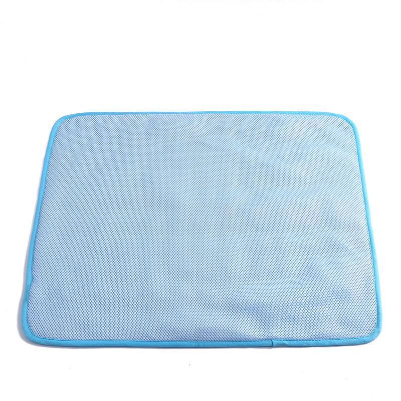 Pet Cool Gel Mat Dog Cat Bed Non-Toxic Breathable Summer Pad 5 Sizes Dog Pad AU - L(70*55cm)