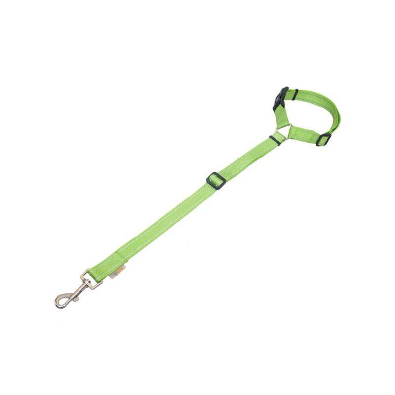 Adjustable Pet Dog Car Clip Lead Harness Strap for Vehicle Travel Restraint Use - Yellow