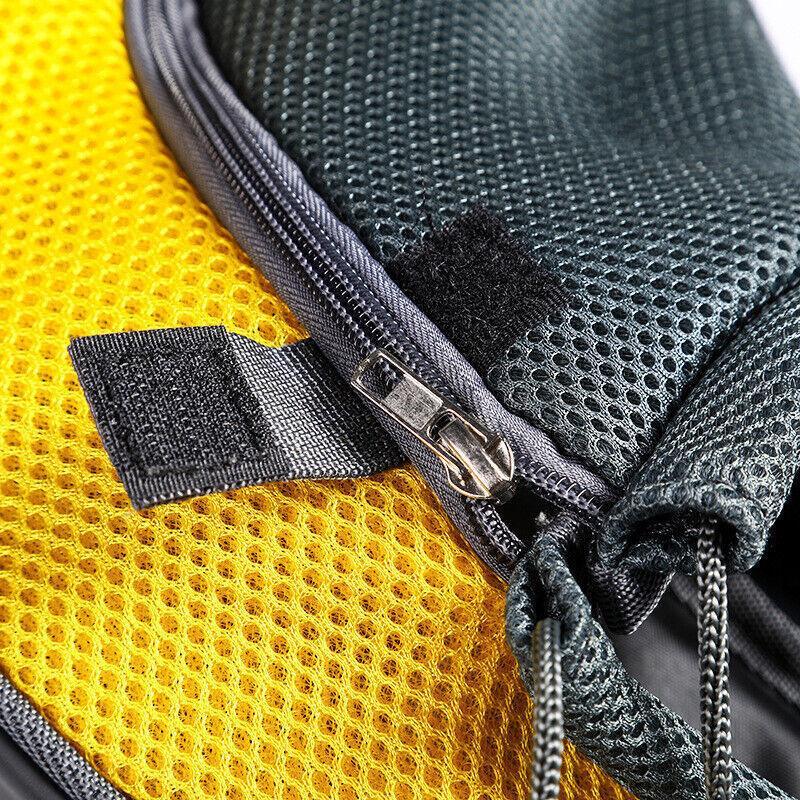 L Size Pet Shoulder Carrier Bag Puppy Cat Dog Travel Sling Backpack Portable - Rose Red