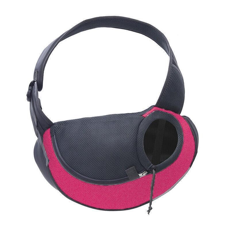 L Size Pet Shoulder Carrier Bag Puppy Cat Dog Travel Sling Backpack Portable - Yellow