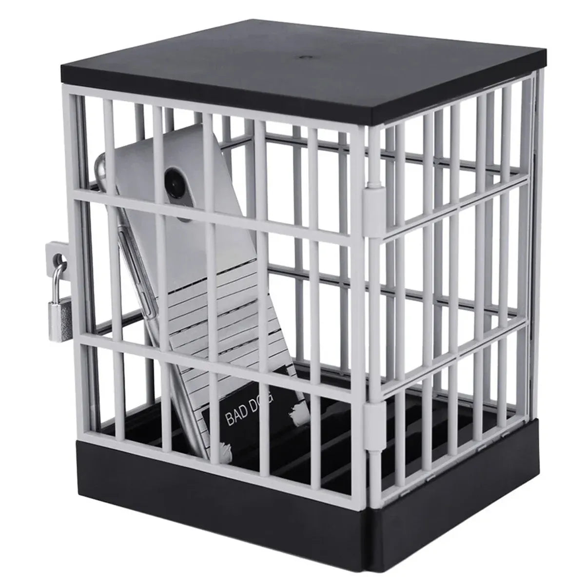 Mobile Phone Jail Lock Up Safe Smartphone Storage Box Prison Cell Locking Cage
