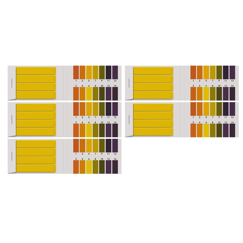 pH Test Strips Universal Litmus Paper for Water Saliva Urine Pool Soil Liquid 1-14 - 80PCS (1 Book)