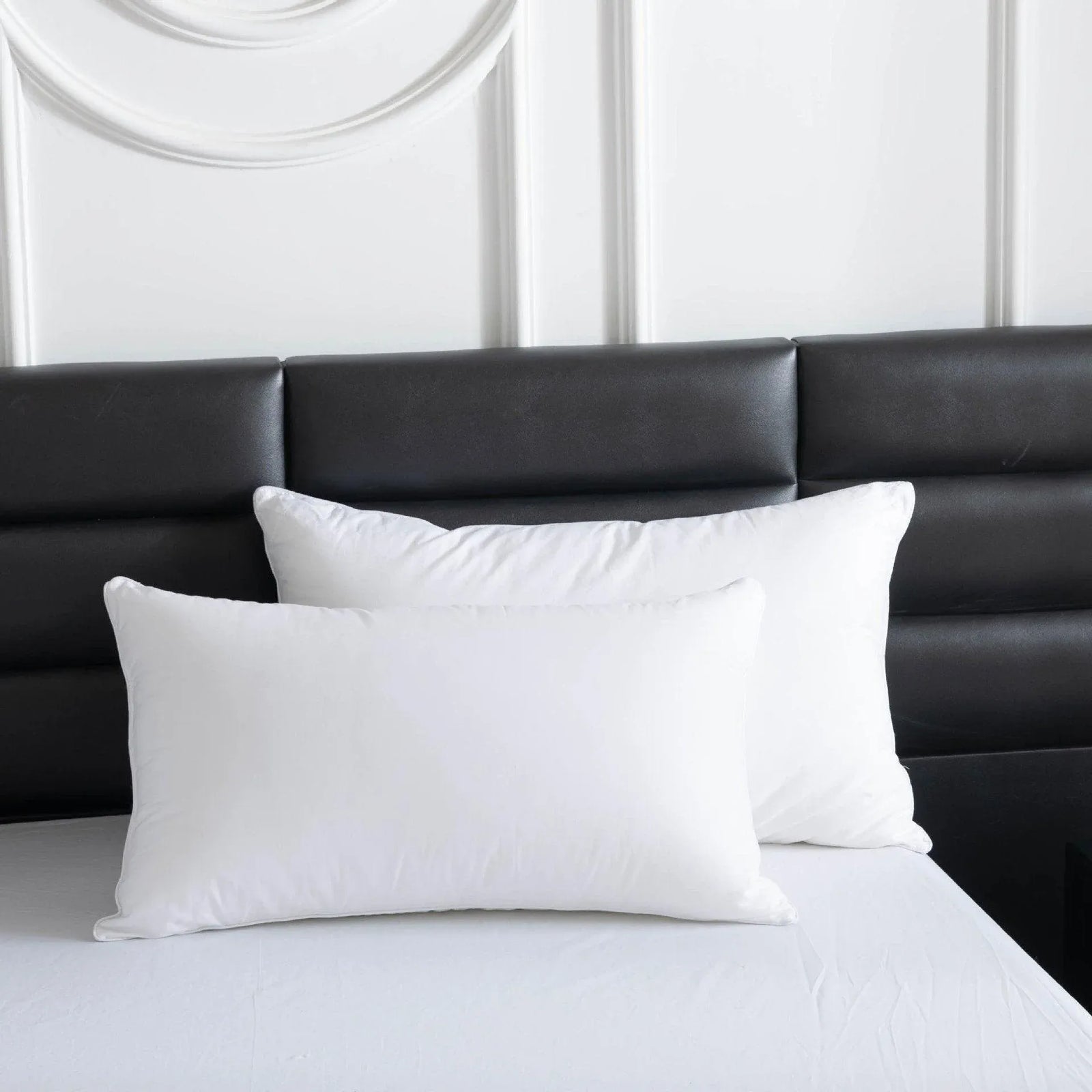 1 White Pillow Insert, 48 x 74 cm