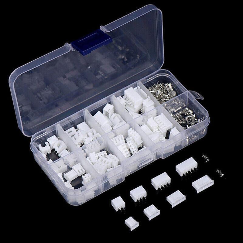 230PCS/Box XH 2.54 2p 3p 4p 5pin 2.54mm Pitch Terminal Kit JST Connector C3