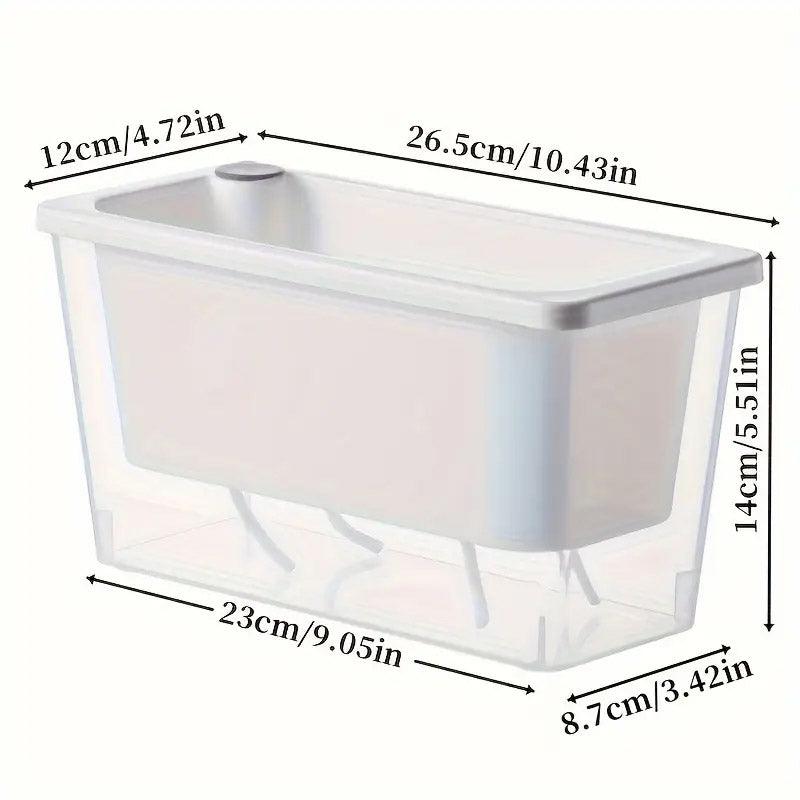 Balcony Vegetable Pot Planter Lazy Self Priming Flower Pot for Indoor Gardening - Green