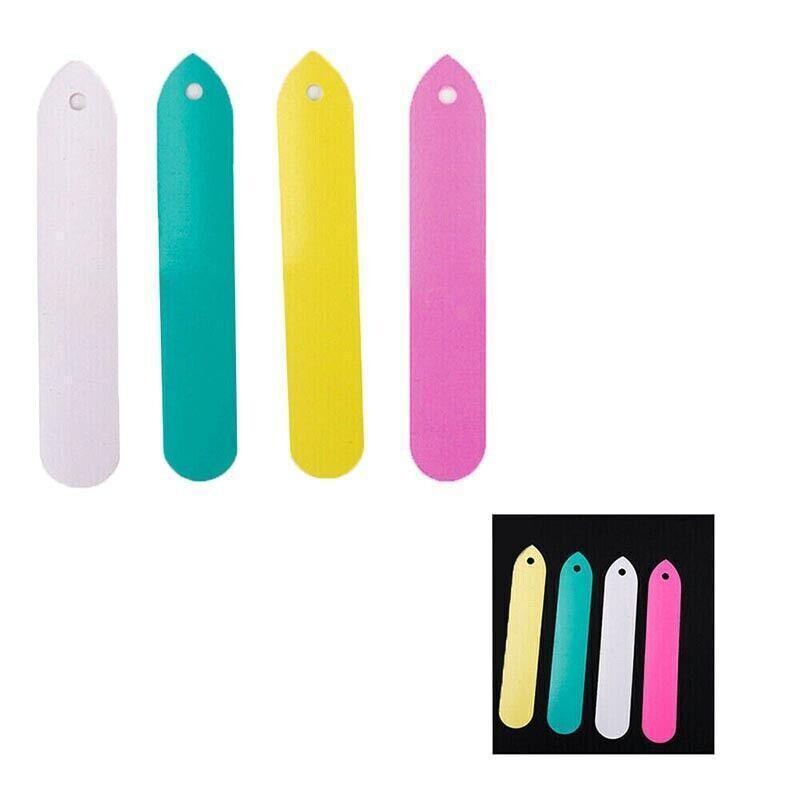100PCS Plant Labels Flexible Pvc Plastic Garden Tag Nursey Seeding Marker Pen Bulk Sale - Pink